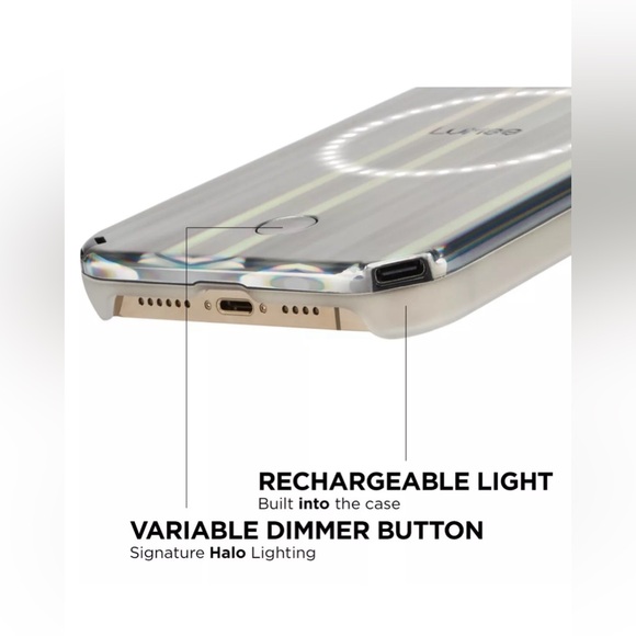 Lumee Iphone 12 Pro max Paris Hilton Holographic Case-GS100B-3 NIB bargains Deal - Picture 2 of 3